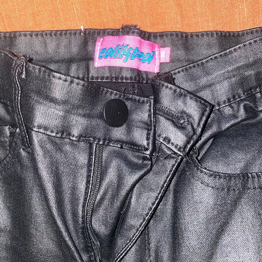 Edikted leather pants size xs